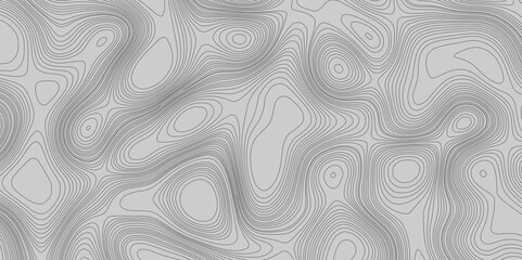 Map line of topography vector contour topographic grey map background, abstract topographic map concept with seamless ornament design space your topography and geography map grid abstract backdrop.