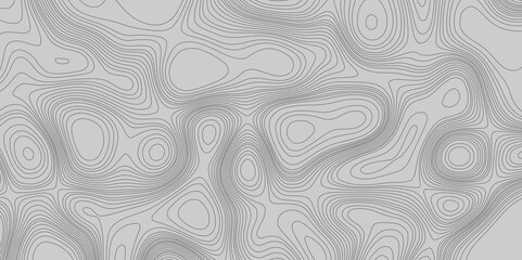 Map line of topography vector contour topographic grey map background, abstract topographic map concept with seamless ornament design space your topography and geography map grid abstract backdrop.
