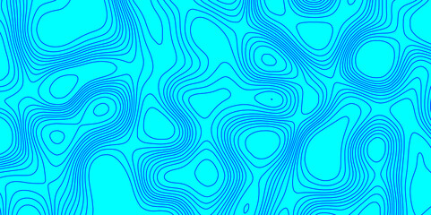 Line topography map seamless pattern mountain hiking trail over terrain trendy modern background, color texture vector contour topographic map geographic mountain relief abstract lines background.