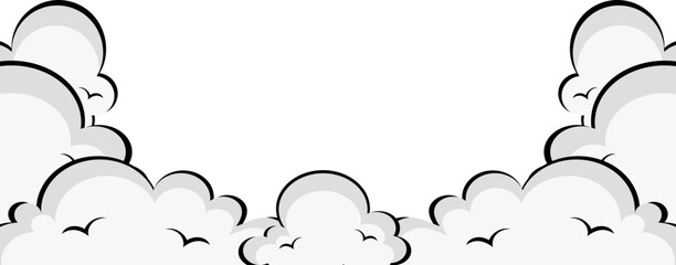 Cloud Comic Footer