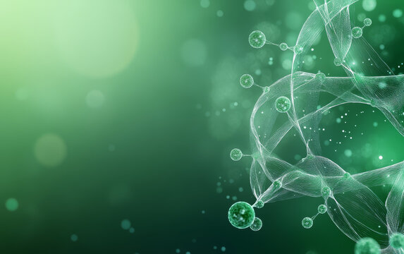 A demonstration of structural relationships and interactions between molecules in the microcosmic world
