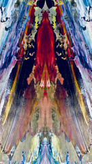 Abstract background art . Ethnic pattern. Mixtures of oil paint. Trendy hand painting canvas. Wall decor and Wall art prints Idea. 3D Texture. Art object