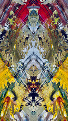 Abstract background art . Ethnic pattern. Mixtures of oil paint. Trendy hand painting canvas. Wall decor and Wall art prints Idea. 3D Texture. Art object