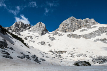 Fototapeta premium View to Bobotov Kuk, Durmitor National Park, Zabljak, Montenegro