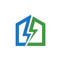 Home Electric Energy Power Logo Design Inspiration