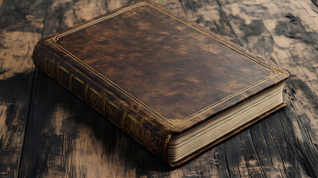 Personalized notebook with engraved cover, giftready presentation, 3D illustration