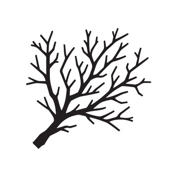 recommend clip art: Black And White Simple Tree Branch Illustration.eps