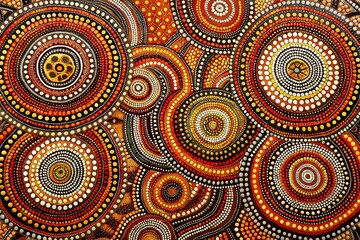 Fototapeta premium seamless pattern with circles