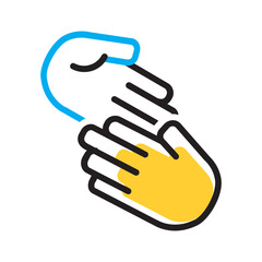 Vector multicolor icon for Join us