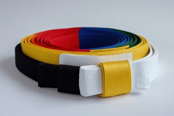 Martial Arts Belts. Black Belt Taekwondo Judo Jujitsu Ranking System