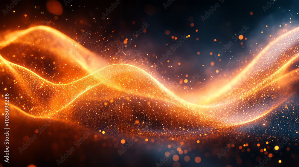 Aufkleber a soft, radiant energy field shimmering around objects, creating a dynamic and glowing atmosphere,