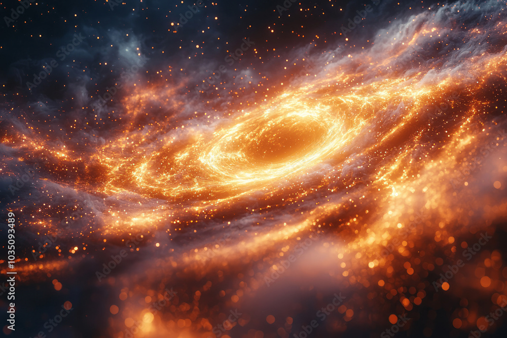 Poster a dynamic energy field encircling objects, glowing with a radiant, pulsating effect,