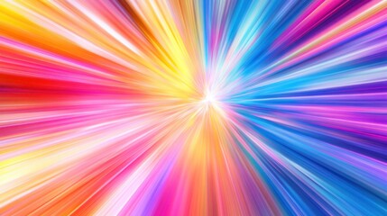 Obraz premium Abstract Colorful Burst