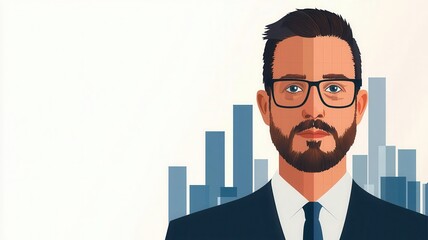 Closeup of a marketer analyzing niche audience data, using graphs and demographic insights to refine marketing strategy