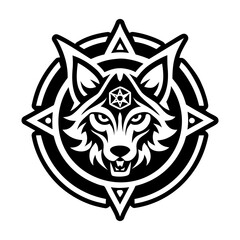 Obraz premium A glyph style icon of yak 