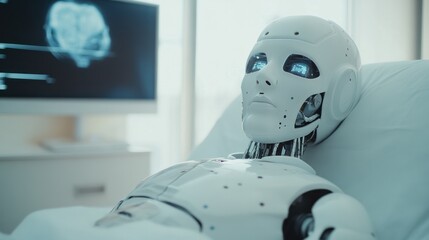 AI robots assisting in future healthcare treatment and diagnosis