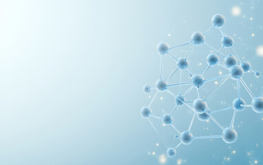 A demonstration of structural relationships and interactions between molecules in the microcosmic world
