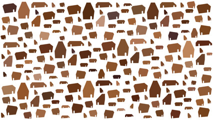 Houses patterns background