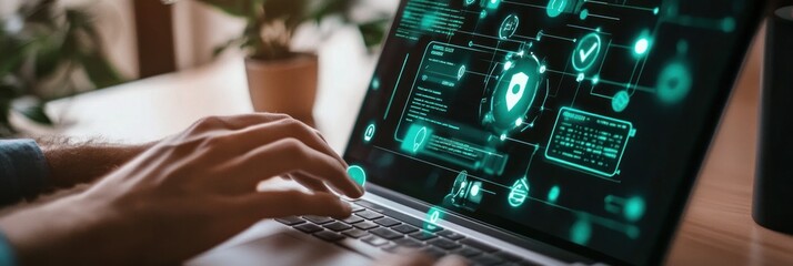 Business data privacy protection system ensuring secure internet usage