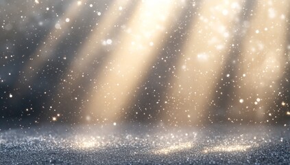 A bright light shining through the clouds, creating a beautiful