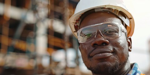 Team of construction professionals collaborating on project management updates and onboarding. Engaged contractor discussing leadership and architectural insights