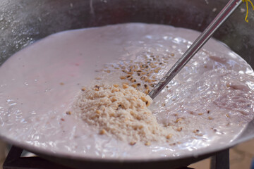 Chak Phra Festival, Chak Phra tradition, Prepare food for attendees