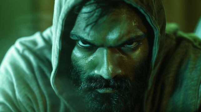 Individual engaging in online hacking activities, including database intrusion, password theft, and malware development in a digital environment