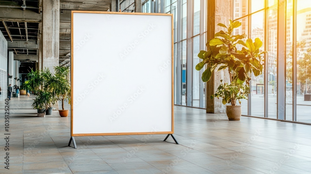 Poster Empty display board