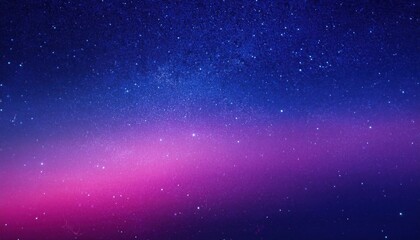 Obraz premium Stellar Veil of Twilight. Ethereal Galaxy and Nebula Spread Across a Deep Blue and Violet Night Sky with Scattered Stars. Perfect for Celestial-Themed Backgrounds, Posters, and Digital Art Projects