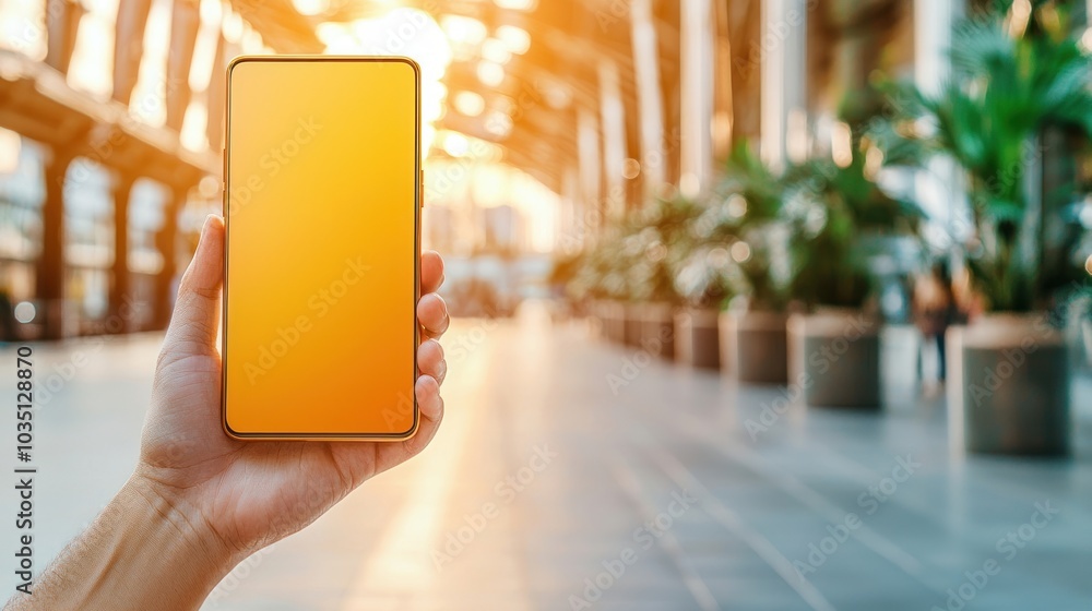 Poster Handheld device display