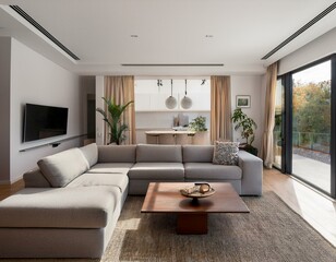 Fototapeta premium interior on the luxury villa in antalya, turkey.