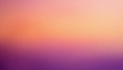 Naklejka premium Warm Sunset Gradient Background. Smooth Transition from Orange to Purple, Perfect for Modern Digital Design, Minimalistic Posters, Web Banners Projects Requiring Soft Elegant Visuals with Copy Space