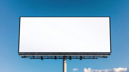 Empty billboard
