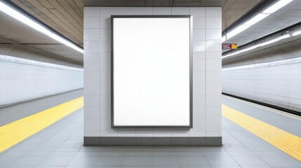 Blank ad space