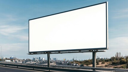 Obraz premium Empty billboard view