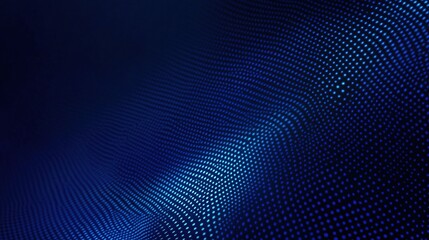 Abstract Blue Pattern with Dots and Gradient Effects