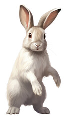 Obraz premium PNG Mammal animal rodent white.