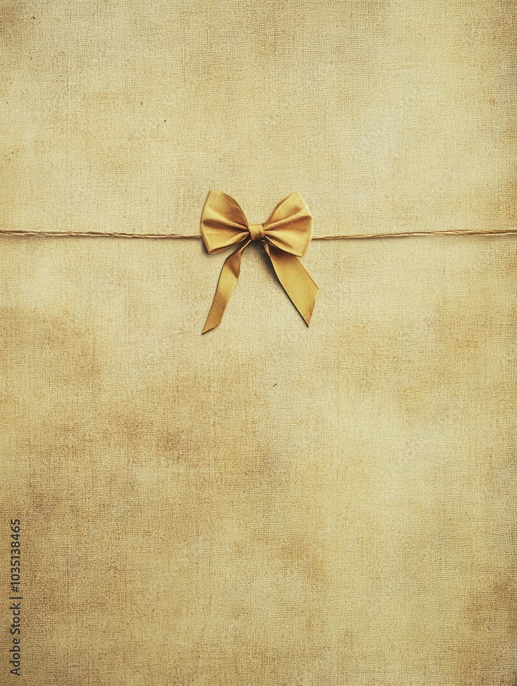Poster the solid background features a light textured appearance resembling gift wrapping paper with a smal