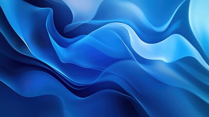 Fototapeta premium Abstract Blue Wave Pattern for Design Projects