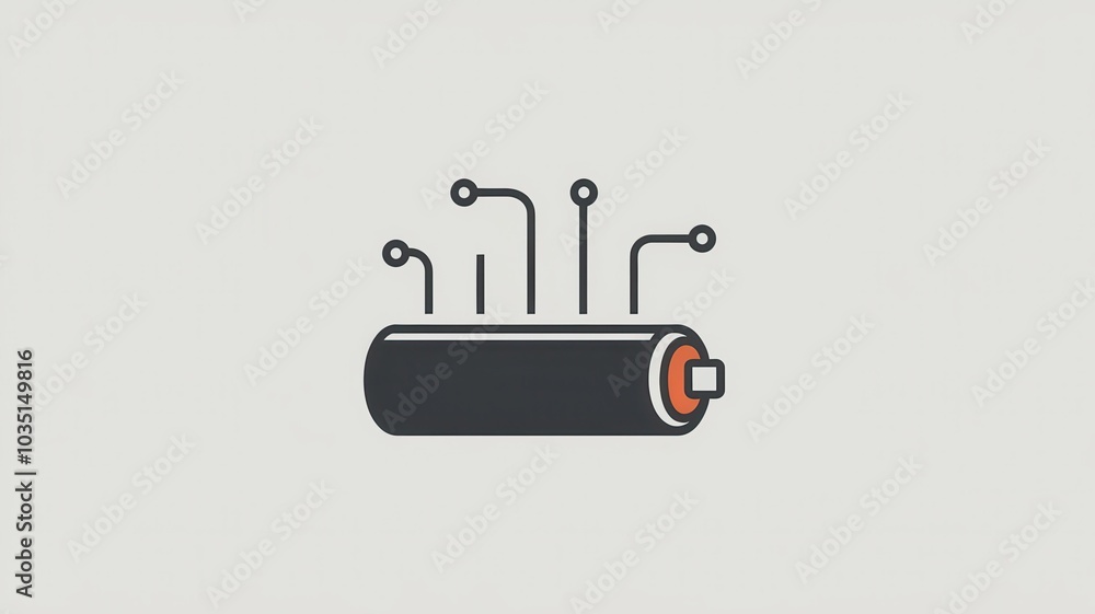 Poster futuristic circuit board design with electronic components microchips and digital technology symboli