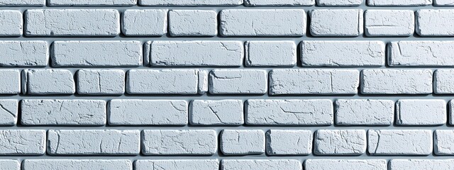 Obraz premium Abstract white brick wall background, with a white painted old brick texture suitable for use in design, banners, posters, or packaging