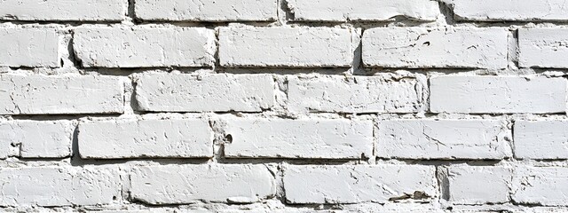 Obraz premium White brick wall texture background
