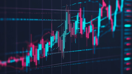 Abstract business  and charts and graphs with statistics to innovative analyze business potential and forecast future development of companies growth.