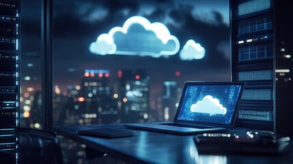 Fototapeta premium Cloud Computing Concept