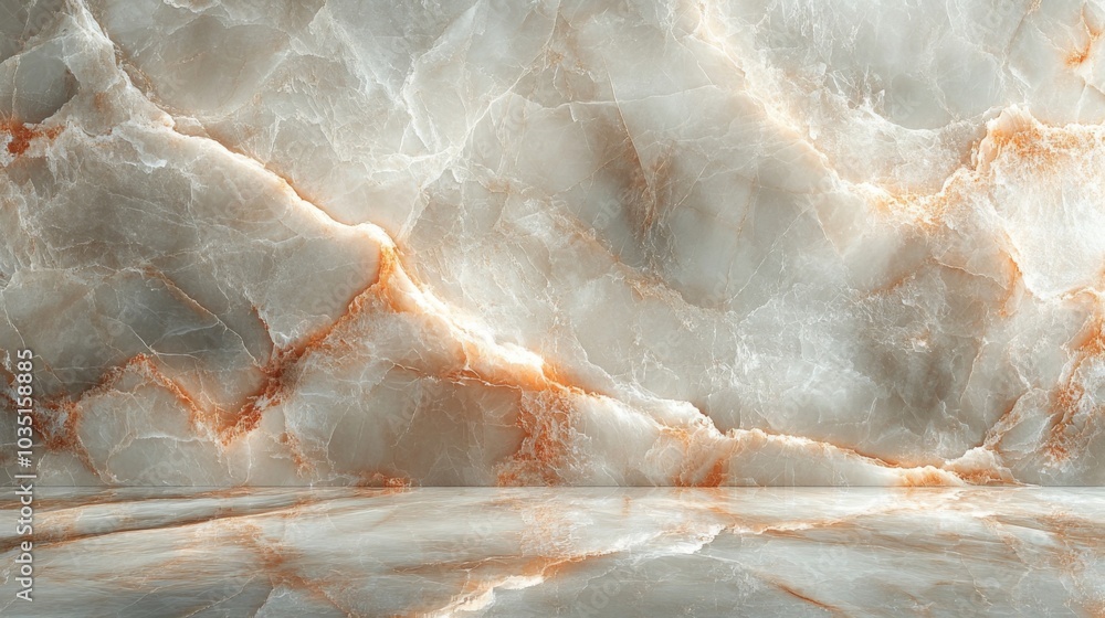 Poster the smooth marble surface displays a blend of soft colors with delicate veins, creating an elegant a