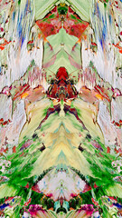 Abstract background art . Ethnic pattern. Mixtures of oil paint. Trendy hand painting canvas. Wall decor and Wall art prints Idea. 3D Texture. Art object