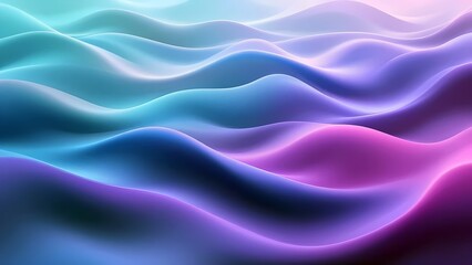 Fototapeta premium Abstract Wavy Background with Blue, Purple, and Pink