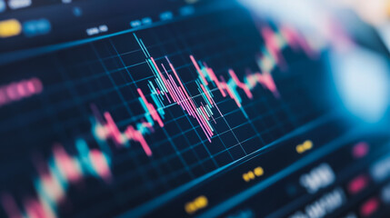 Abstract business  and charts and graphs with statistics to innovative analyze business potential and forecast future development of companies growth.