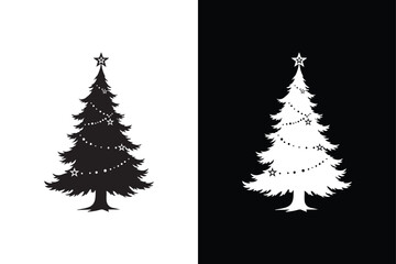 Timeless Christmas Snow Globe with Tree Illustration.