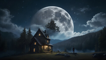 haunted house on a hill